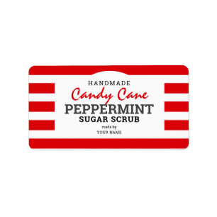 Étiquette Peppermenthe artisanale Sucre de canne sucre