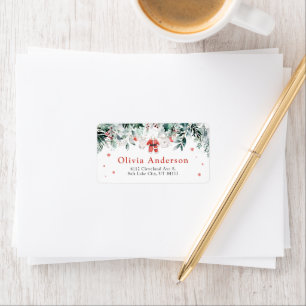 Étiquette Père Noël Christmas Baby Clothes Baby shower Adres