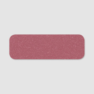 Étiquette personnalisée classique en paillettes de