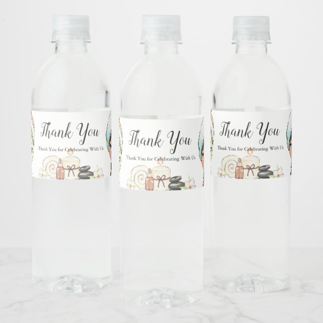 Étiquette personnalisée de bouteille d'eau pour de (Bouteilles)