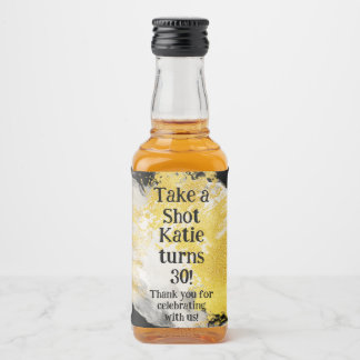 Étiquette personnalisée pour bouteille de whisky –