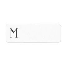 Personnaliser l'étiquette d'adresse de retour Mono