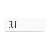 Personnaliser l'étiquette d'adresse de retour Mono