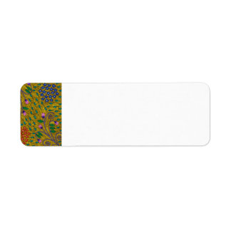 Étiquette Petit Jardin Jaune Floral Et Feuille