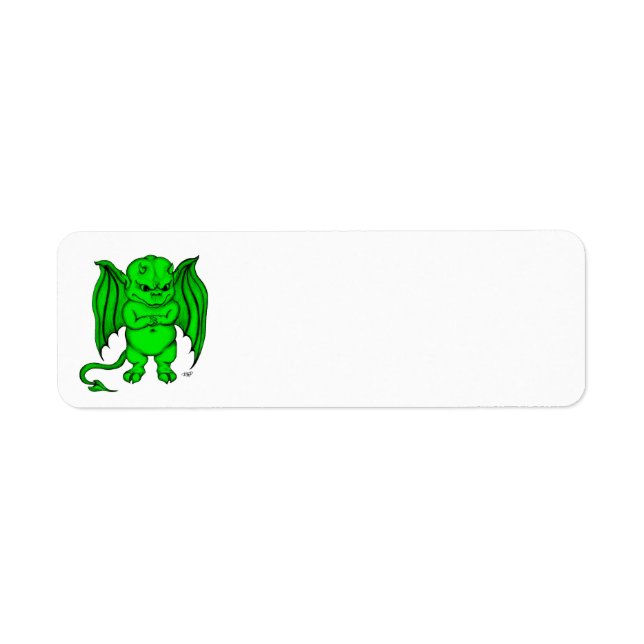 Étiquette Petit méchant diable (Devant)