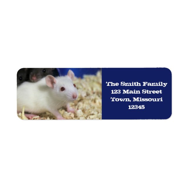 Étiquette Petit rat (Devant)