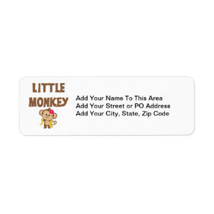 Étiquette Petit singe (fille)