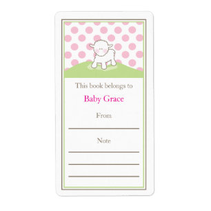 Étiquette Petite plaque d'agneau