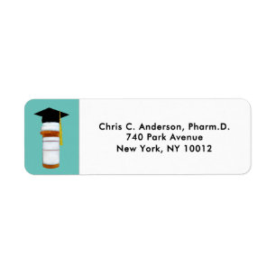 Étiquette Pharmacy School Graduation