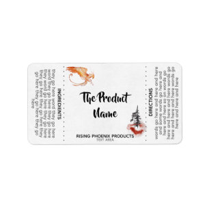 Étiquette *~* Phoenix Cheveux Crème visage Soap de bain