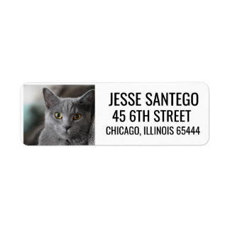 ÉTIQUETTE PHOTO RETURN ADDRESS CUSTOM LABELS
