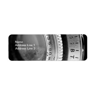 Étiquette Photographie Adresse de retour d'affaires