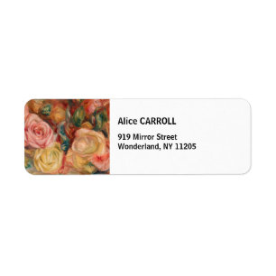 Étiquette Pierre-Auguste Renoir - Rose