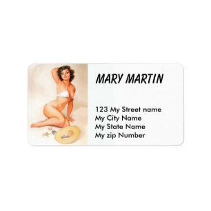 Étiquette Pin-up