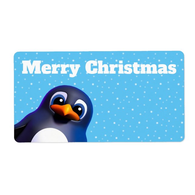 Étiquette Pingouin (Devant)