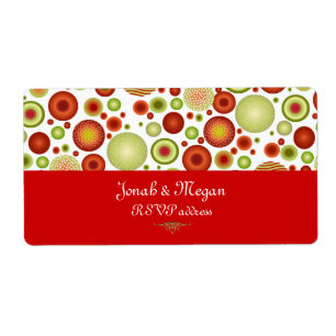 Étiquette PixDezines Retro Christmas Ornaments/do-it-yoursel