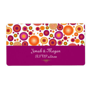 Étiquette PixDezines Retro Christmas Ornaments/do-it-yoursel