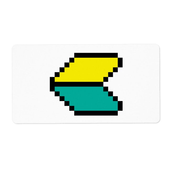 Étiquette Pixel 8 bits Wakaba / Mark Shoshinsha (Devant)