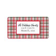 Plaid Classique Hiver Rustique Personnalisé Famili