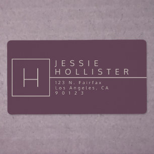 Étiquette Plante d'oeuf et rouille argentée Adresse de retou