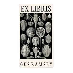 Étiquette Plaque d'accueil Ernst Haeckel Aspidonia