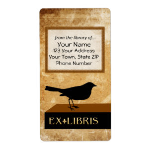 Étiquette Plaque de livre de cordes