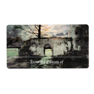 Étiquette Plaque de navigation terrestre