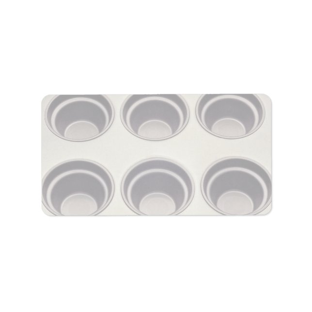 Étiquette Poêle à muffin unique (Devant)