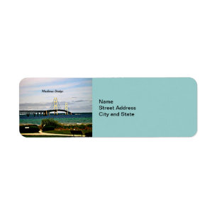 Étiquette Pont Mackinac, île Mackinac