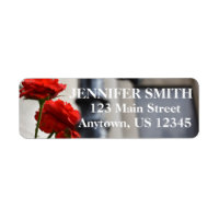Porte à fleurs de rose rouge Photographie personna