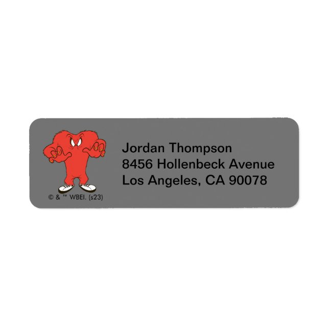 Étiquette Pose Gossamer Menacer (Devant)