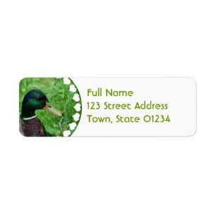 Étiquette postale de Mallard