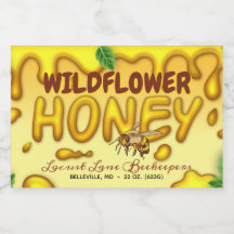 Abeille et miel séché