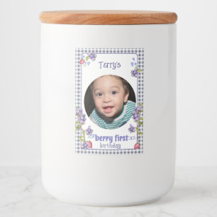 Étiquette Pour Bocaux Anniversaire de Berry First Boy