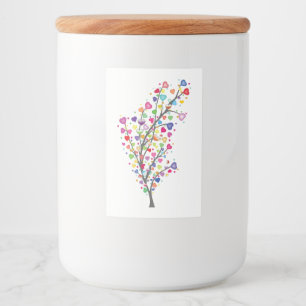 Étiquette Pour Bocaux Arbre d'amour et d'harmonie