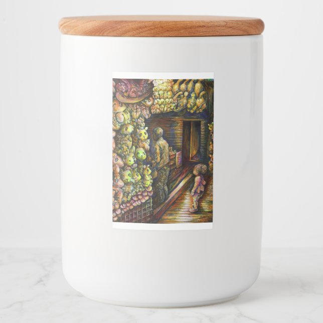 Étiquette Pour Bocaux Au nord du cirque (Devant)