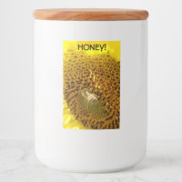 Beauté de miel sur une tournesol