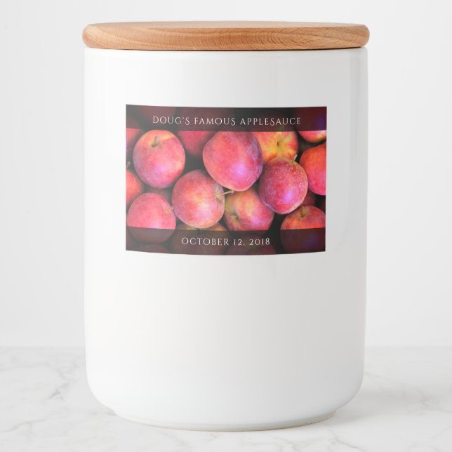 Étiquette Pour Bocaux Beurre à la pomme / Cidre / Sauce / Jam Jar (Devant)