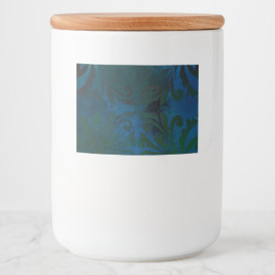 Étiquette Pour Bocaux bleu