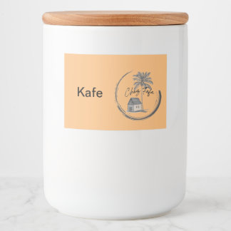 Étiquette Pour Bocaux Café Canister Chez Fafa