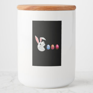 Étiquette Pour Bocaux Chasse aux oeufs Lapin de Pâques