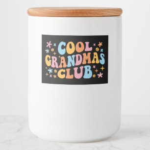 Étiquette Pour Bocaux Club de grand-père cool III