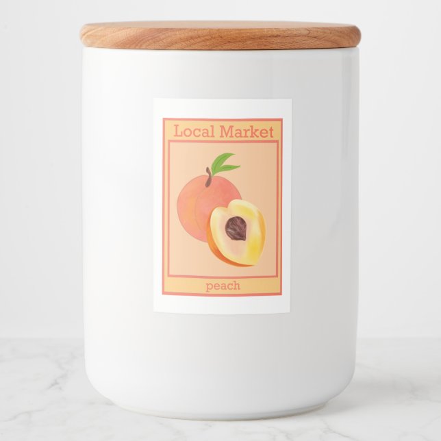 Étiquette Pour Bocaux Collier de pêche (Devant)