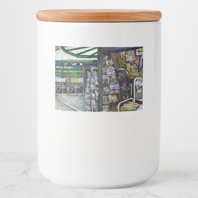 Étiquette Pour Bocaux Comment Est-Ce Qu'Une Image, Sans imagination ? (Devant)