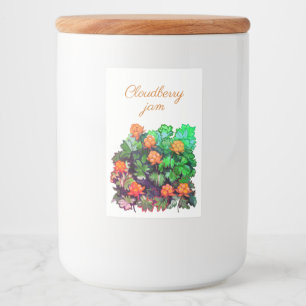 Étiquette Pour Bocaux Confiture d'airelle