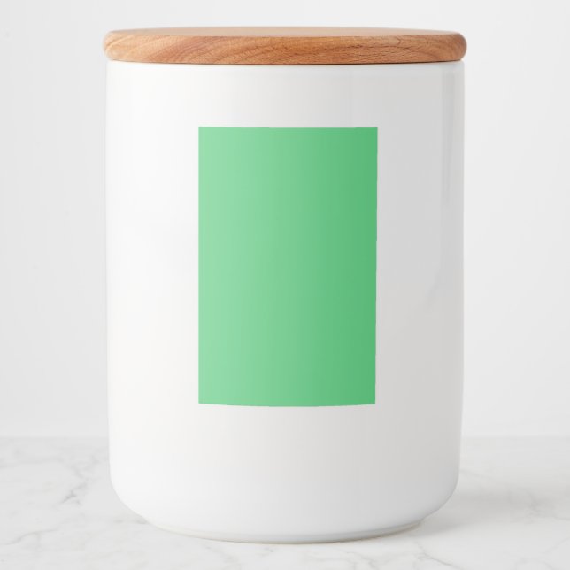 Étiquette Pour Bocaux couleur Paris vert (Devant)