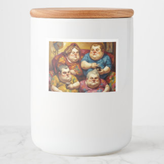 Étiquette Pour Bocaux Cozy Family Jar Label