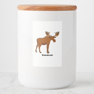 Étiquette Pour Bocaux Funny moose