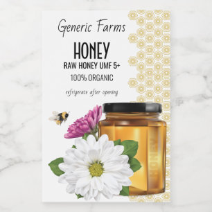 Étiquette Pour Bocaux Honeybee Honey Jar