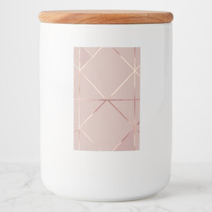Étiquette Pour Bocaux Jar en céramique rose royale